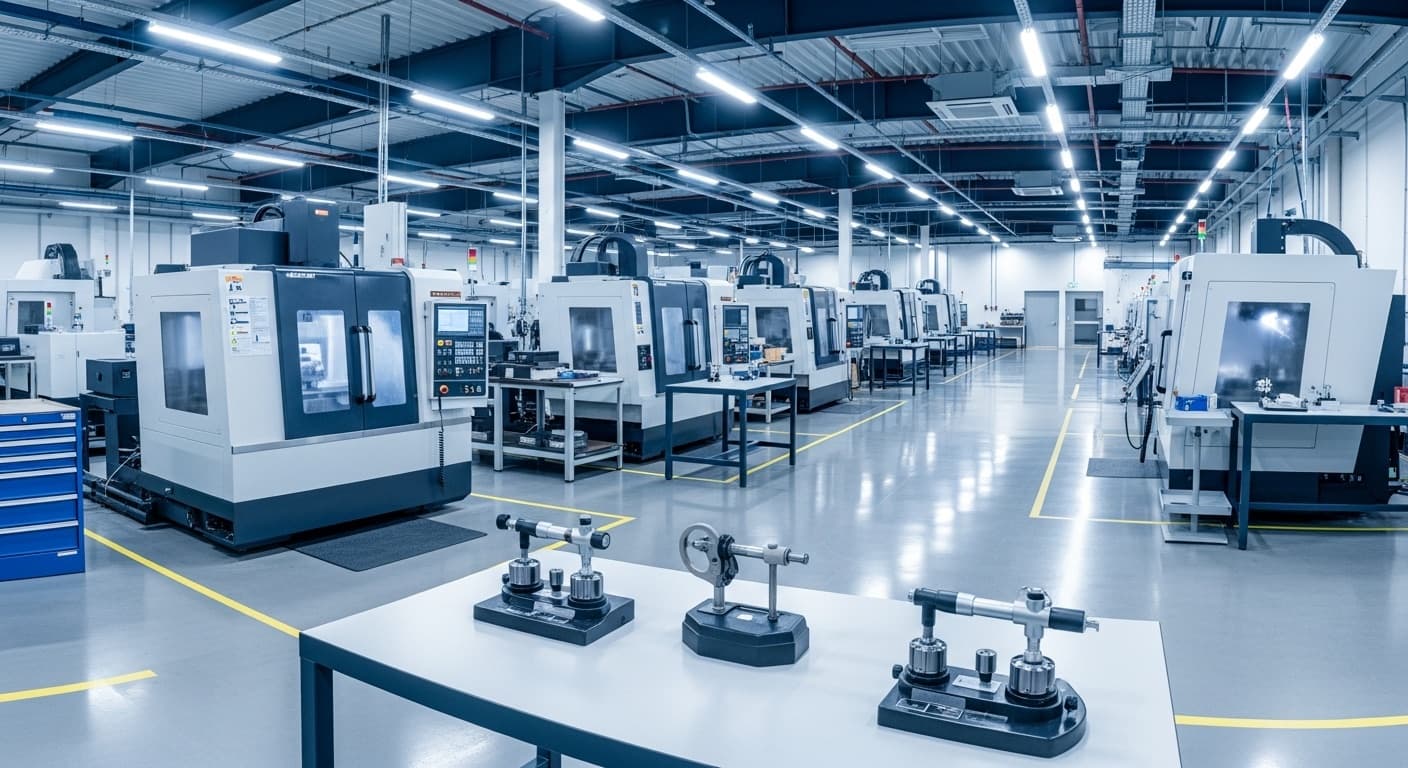 Rajas Engineering precision machining facility and quality-control inspection area